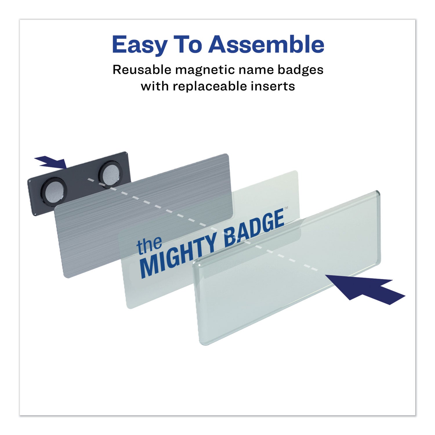 the-mighty-badge-name-badge-inserts-1-x-3-clear-laser-20-sheet-5-sheets-pack_ave71210 - 4