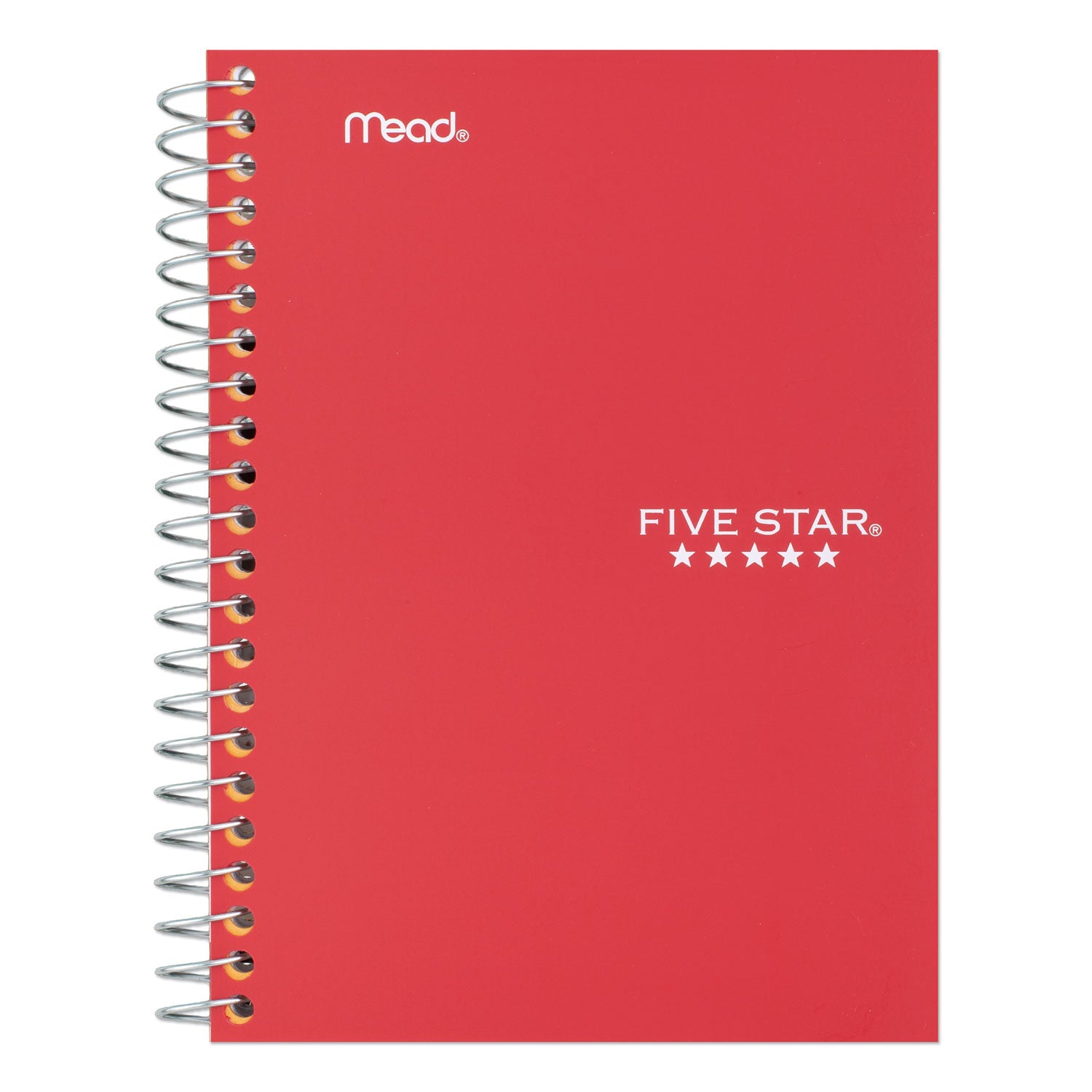 Wirebound Notebook with Two Pockets, 2-Subject, Medium/College Rule, Randomly Assorted Cover Color, (100) 9.5 x 6 Sheets - 
