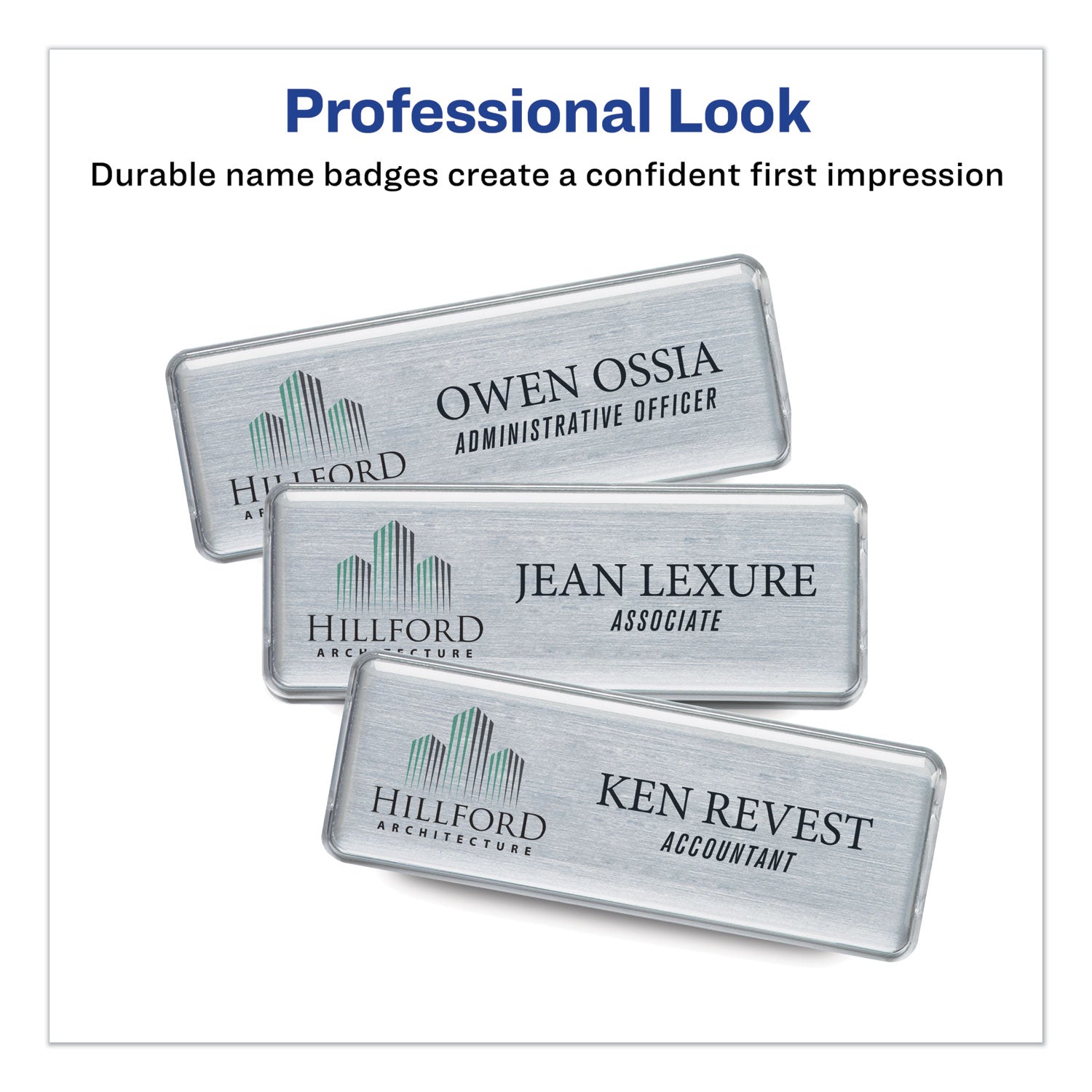 the-mighty-badge-name-badge-inserts-1-x-3-clear-laser-20-sheet-5-sheets-pack_ave71210 - 5