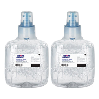 Advanced Hand Sanitizer Green Certified Gel Refill, For LTX-12 Dispensers, 1,200 mL, Fragrance-Free, 2/Carton