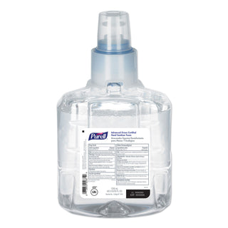 Advanced Hand Sanitizer Green Certified Foam Refill, For LTX-12 Dispensers, 1,200 mL, Fragrance-Free