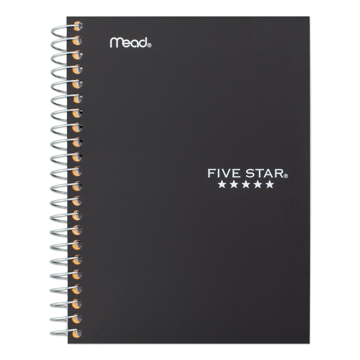 Wirebound Notebook with Two Pockets, 2-Subject, Medium/College Rule, Randomly Assorted Cover Color, (100) 9.5 x 6 Sheets - 