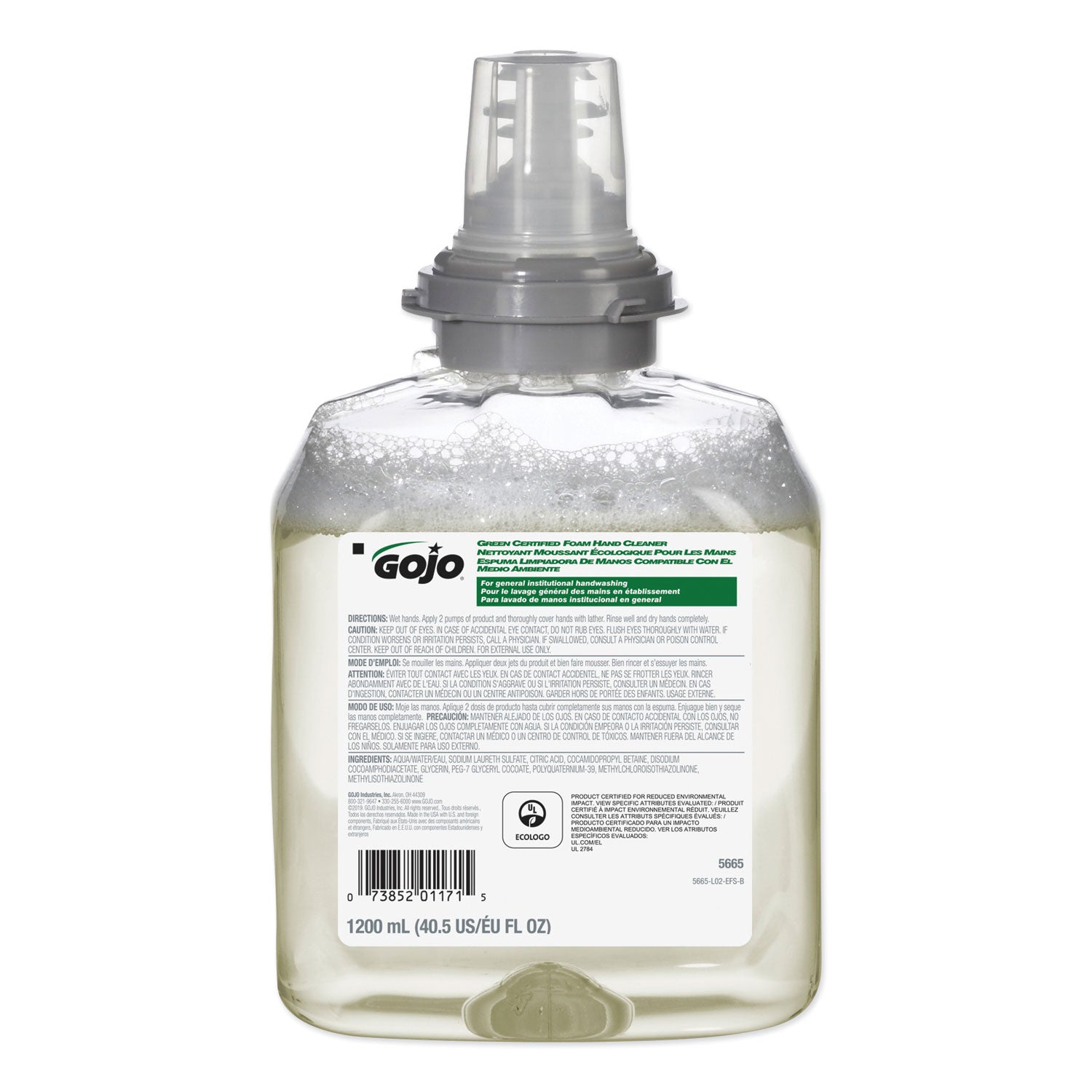 tfx-green-certified-foam-hand-cleaner-refill-unscented-1200-ml_goj566502ea - 1