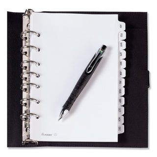 Preprinted Tab Dividers, 12-Tab, Jan. to Dec., 8.5 x 5.5, White, 1 Set