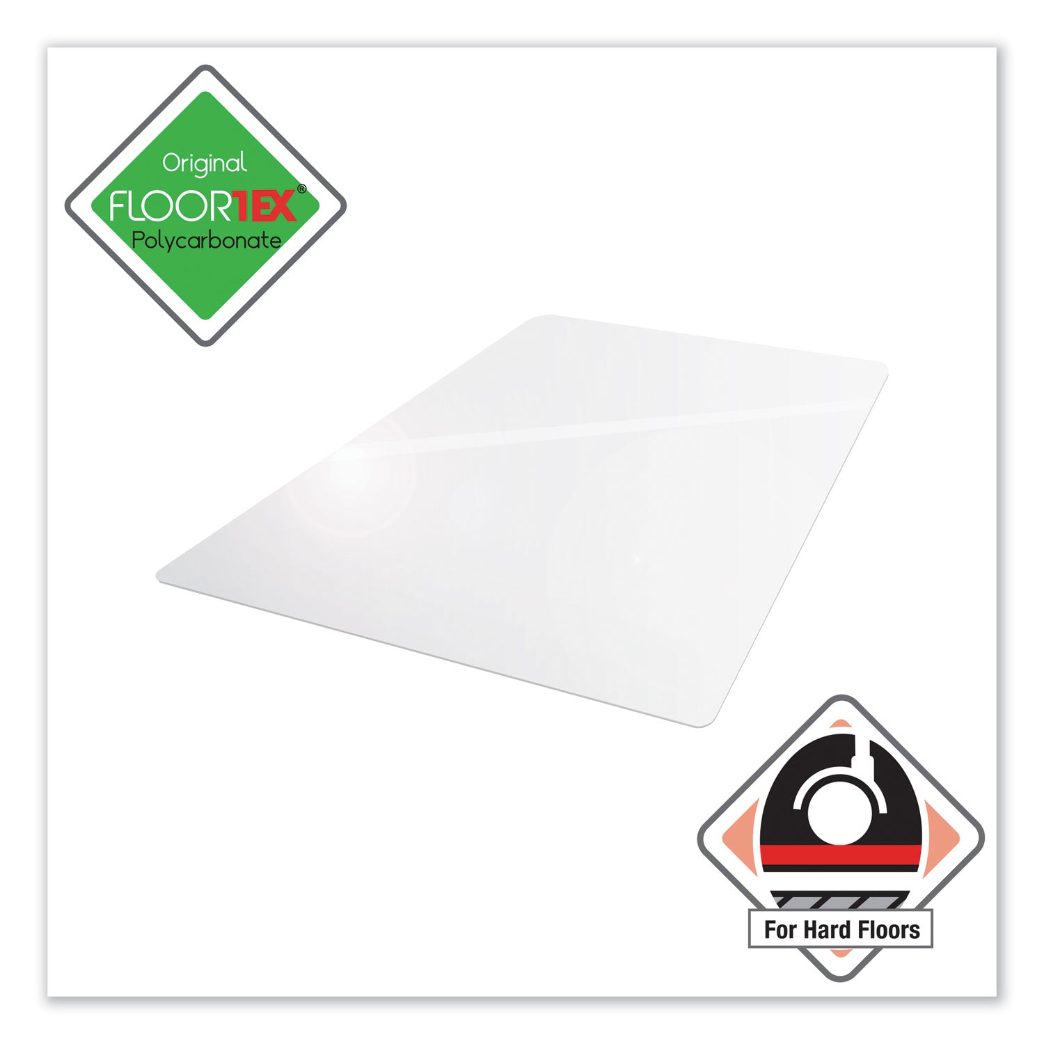 cleartex-ultimat-polycarbonate-chair-mat-for-hard-floors-48-x-53-clear_flrer1213419er - 3