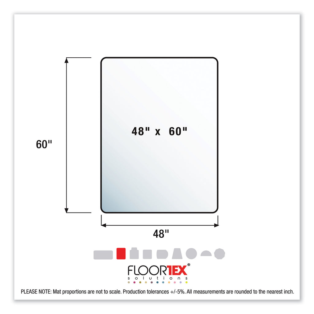 cleartex-ultimat-polycarbonate-chair-mat-for-low-medium-pile-carpet-48-x-60-clear_flrer1115223er - 7