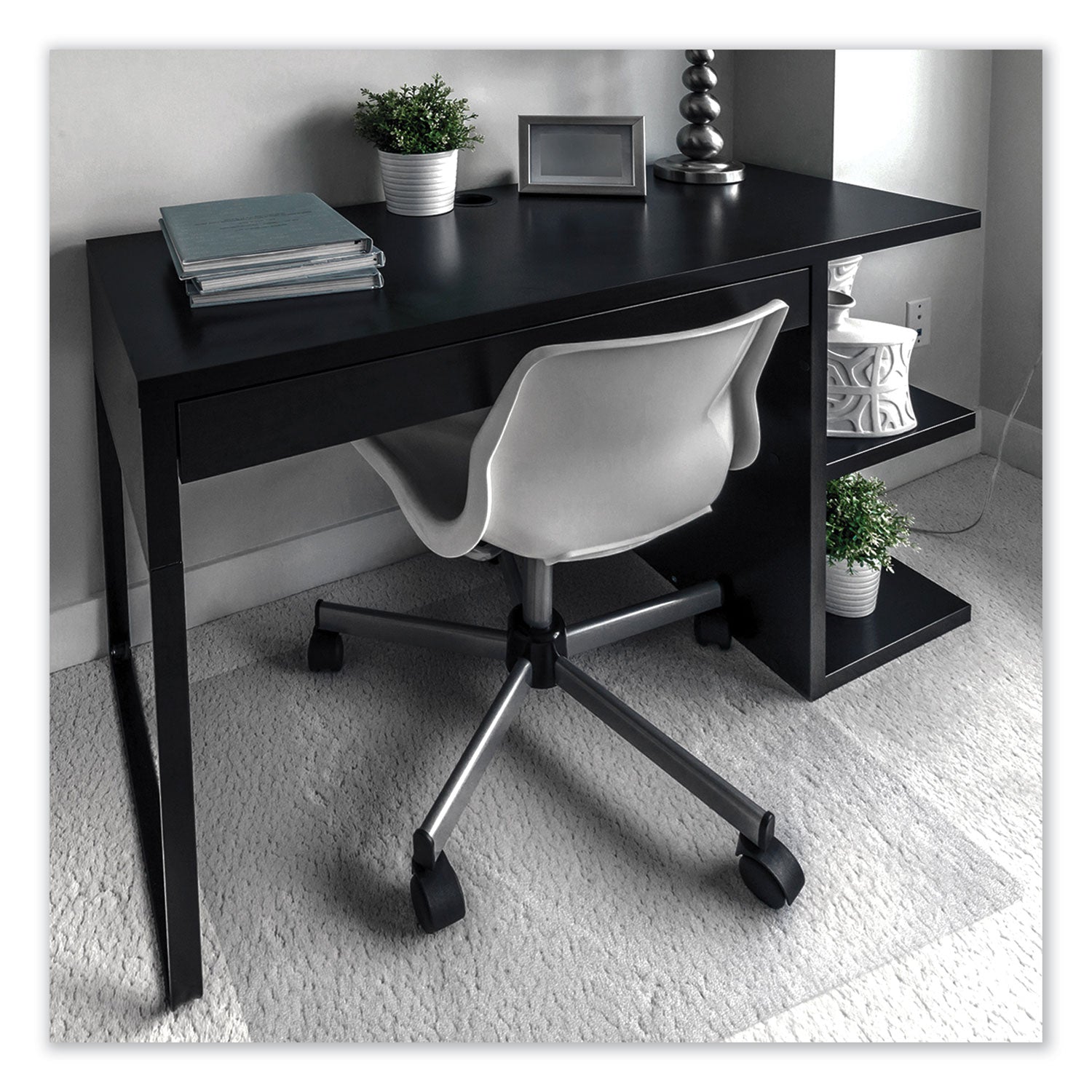cleartex-unomat-anti-slip-chair-mat-for-hard-floors-flat-pile-carpets-35-x-47-clear_flrec128920era - 3
