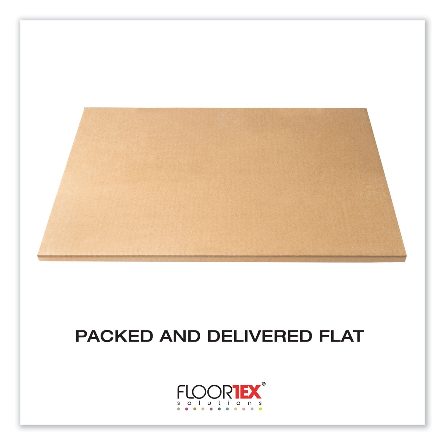 Cleartex MegaMat Heavy-Duty Polycarbonate Mat for Hard Floor/All Carpet, 46 x 60, Clear