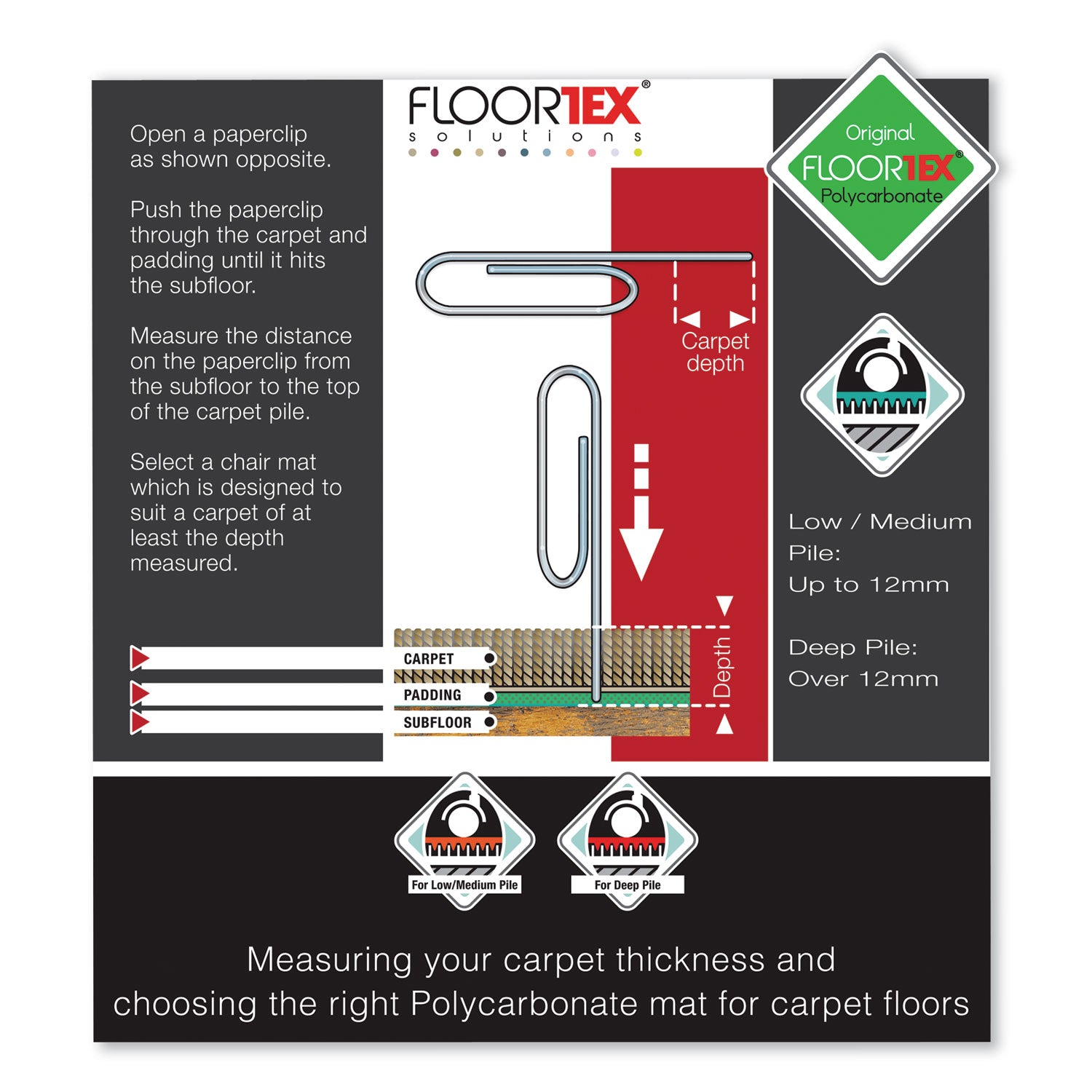 cleartex-ultimat-polycarbonate-chair-mat-for-low-medium-pile-carpet-48-x-60-clear_flrer1115223er - 8