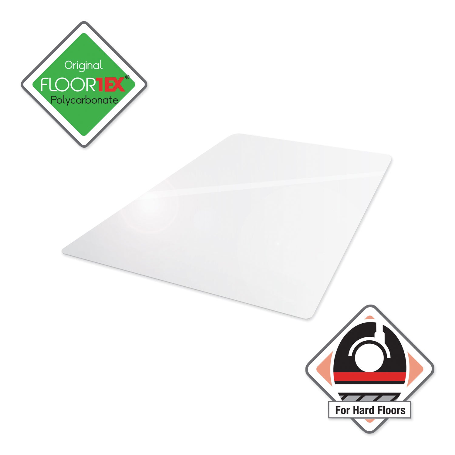 cleartex-ultimat-polycarbonate-chair-mat-for-hard-floors-48-x-60-clear_flrer1215219er - 3