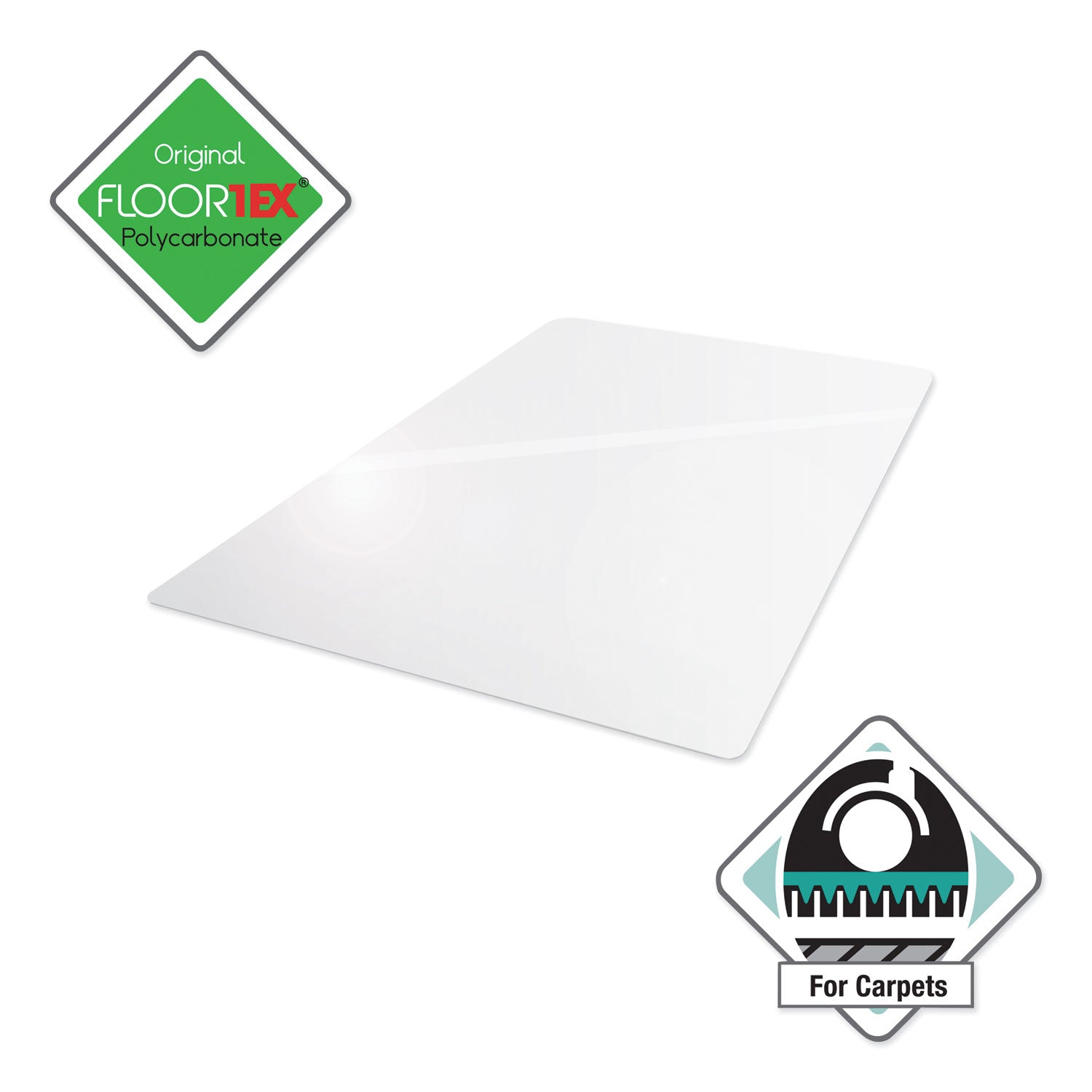 cleartex-ultimat-polycarbonate-chair-mat-for-low-medium-pile-carpet-48-x-60-clear_flrer1115223er - 4