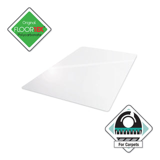 cleartex-ultimat-polycarbonate-chair-mat-for-low-medium-pile-carpet-48-x-60-clear_flrer1115223er - 4