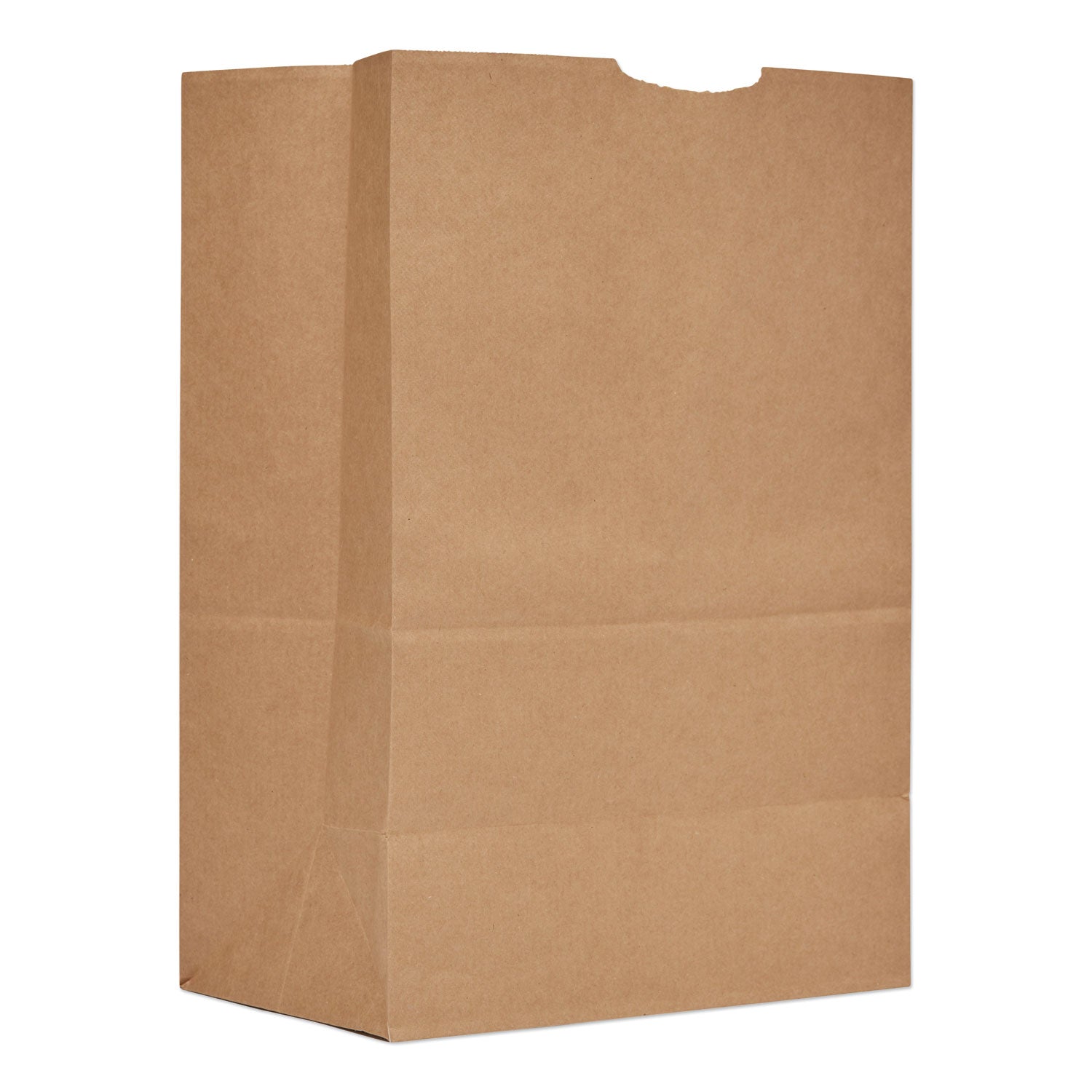 grocery-paper-bags-20-25-lb-capacity-1-6-bbl-12-x-7-x-17-kraft-500-bags_bagsk1657 - 1