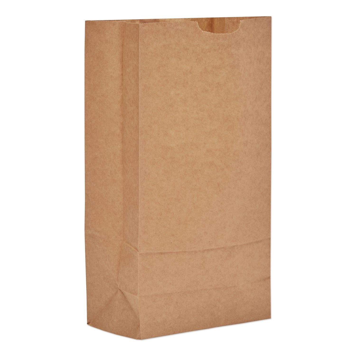 Grocery Paper Bags, 35 lb Capacity, #10, 6.31" x 4.19" x 12.38", Kraft, 2,000 Bags