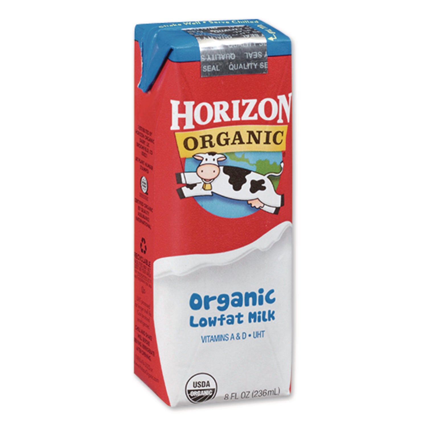 Low Fat Milk, 1% Plain, 8 oz, 18/Carton