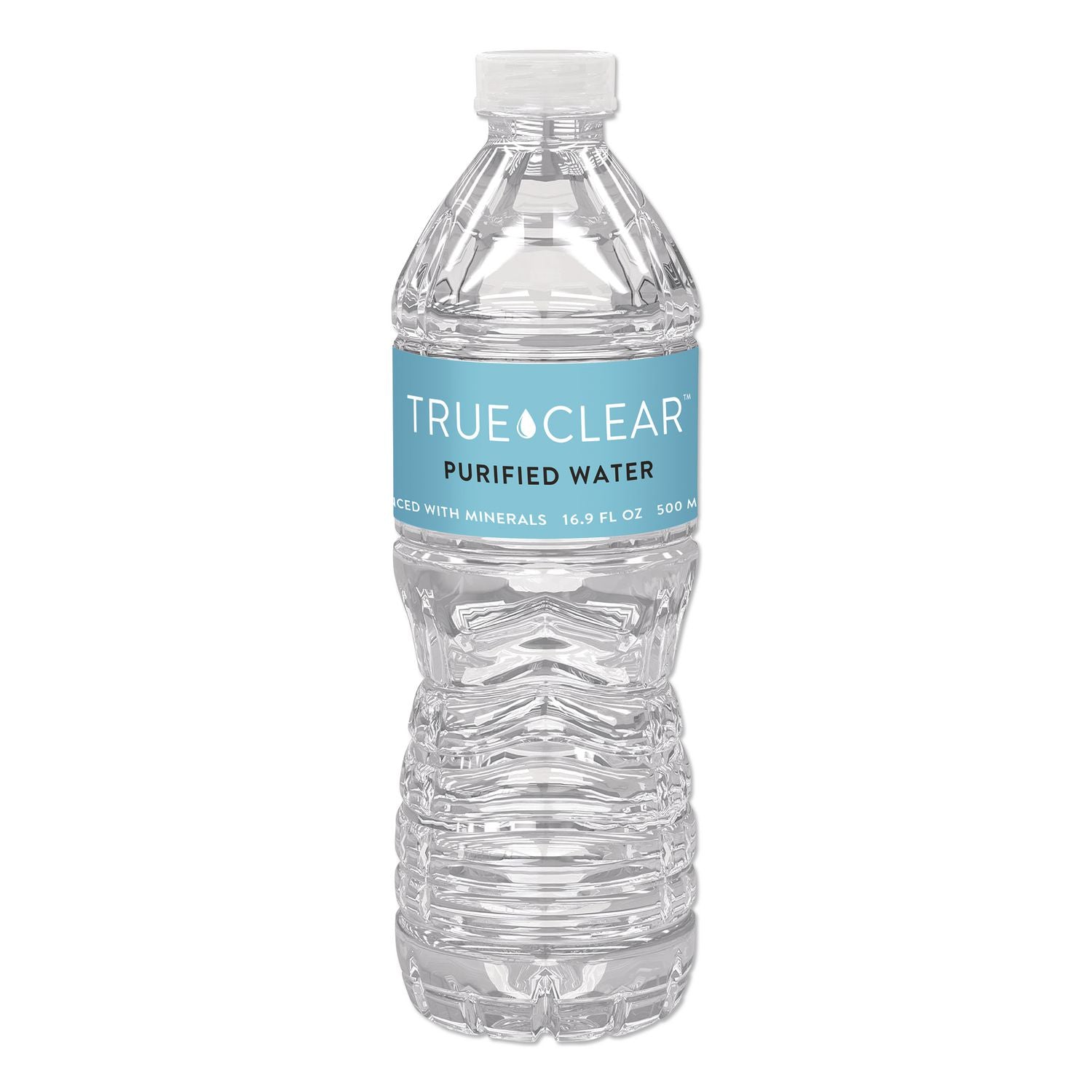 Purified Bottled Water, 16.9 oz Bottle, 24 Bottles/Carton