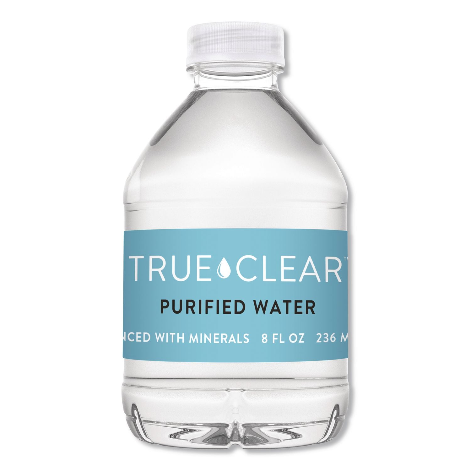 Purified Bottled Water, 8 oz Bottle, 24 Bottles/Carton, 182 Cartons/Pallet