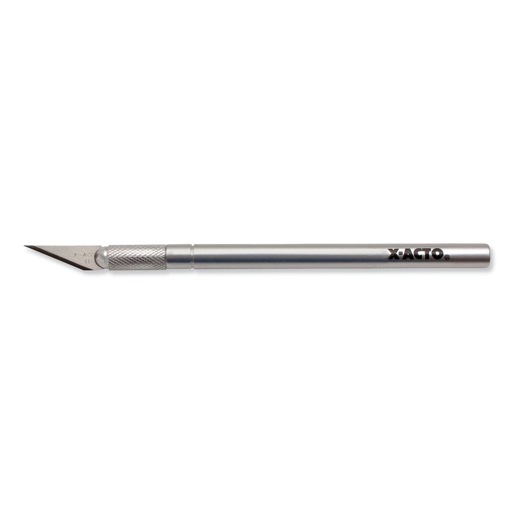No. 1 Z-Series Precision Utility Knife with Replaceable Steel Blade, Safety Cap, Silver