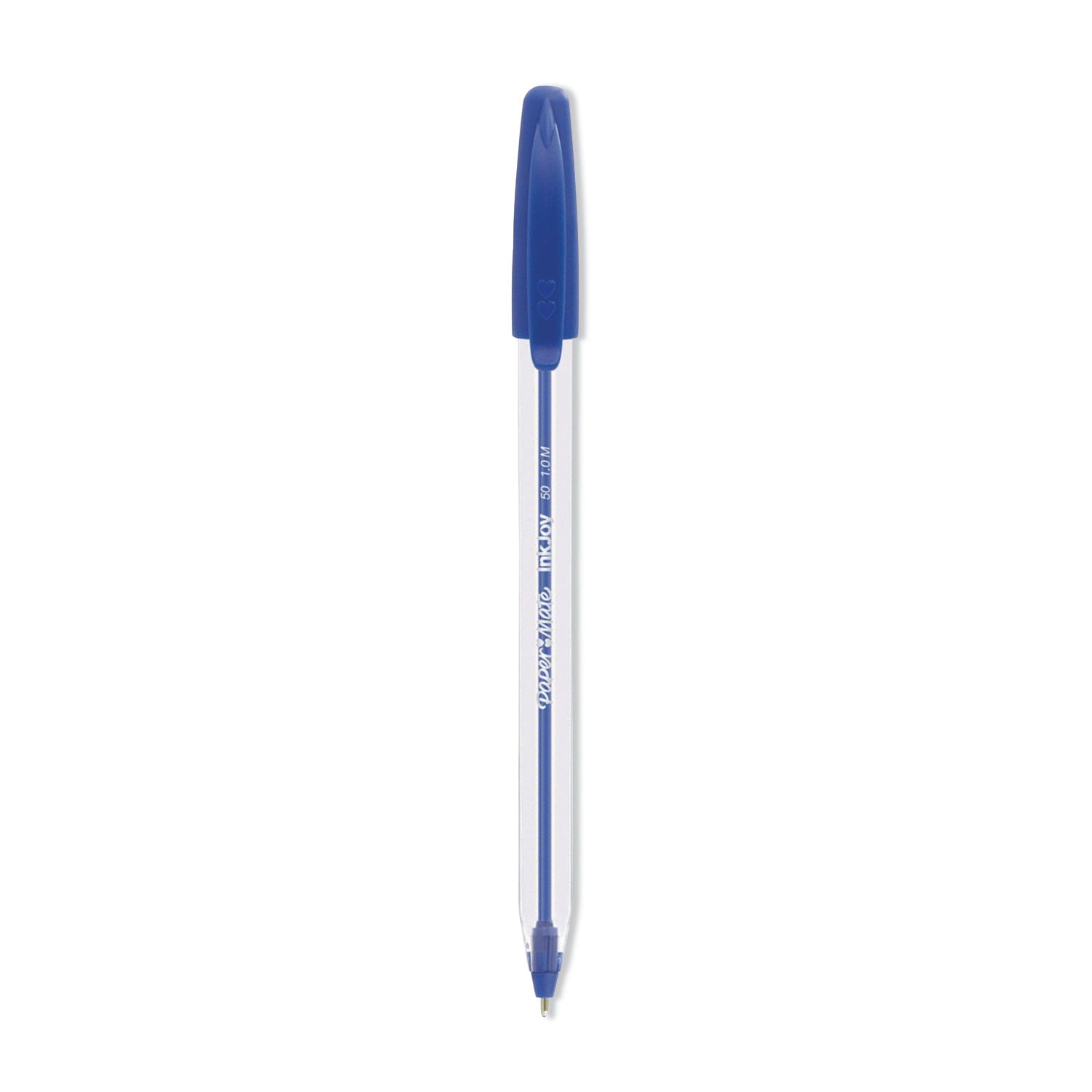 Paper Mate InkJoy 50 Stick Ballpoint Pens - Medium Pen Point - Blue - 1 Dozen