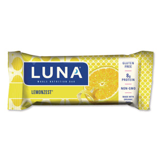 Whole Nutrition Bar, Lemon Zest, 1.69 oz Bar, 15 Bars/Box