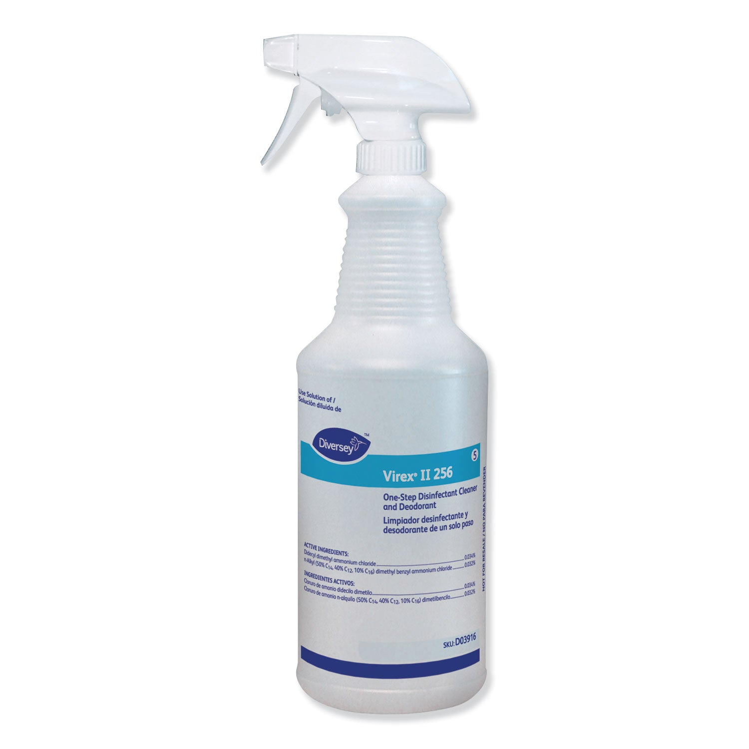 virex-ii-256-empty-spray-bottle-32-oz-clear-12-carton_dvo03916 - 1