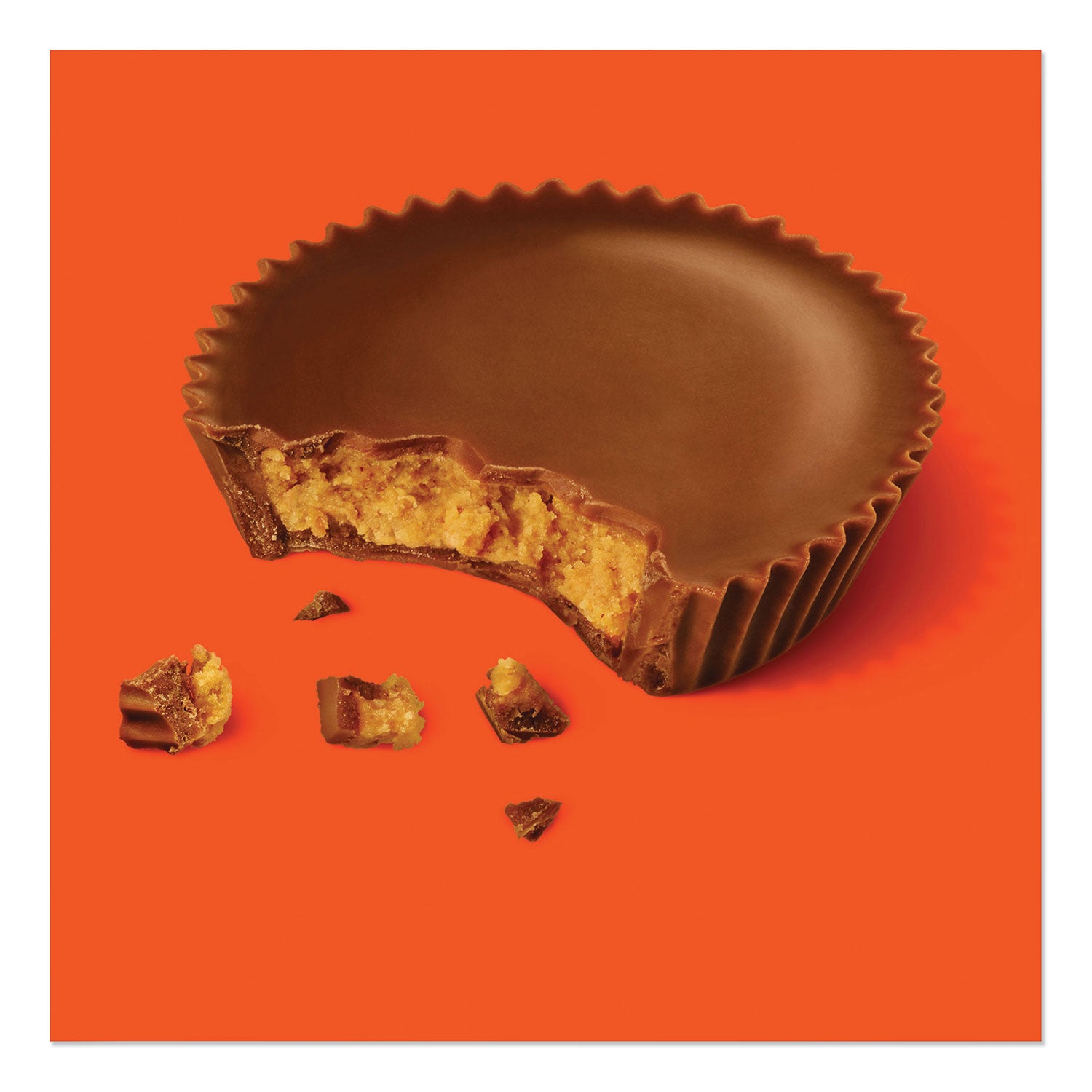 Peanut Butter Cups Bar, Full Size, 1.5 oz Bar, 2 Cups/Bar, 36 Bars/Box, Ships in 1-3 Business Days