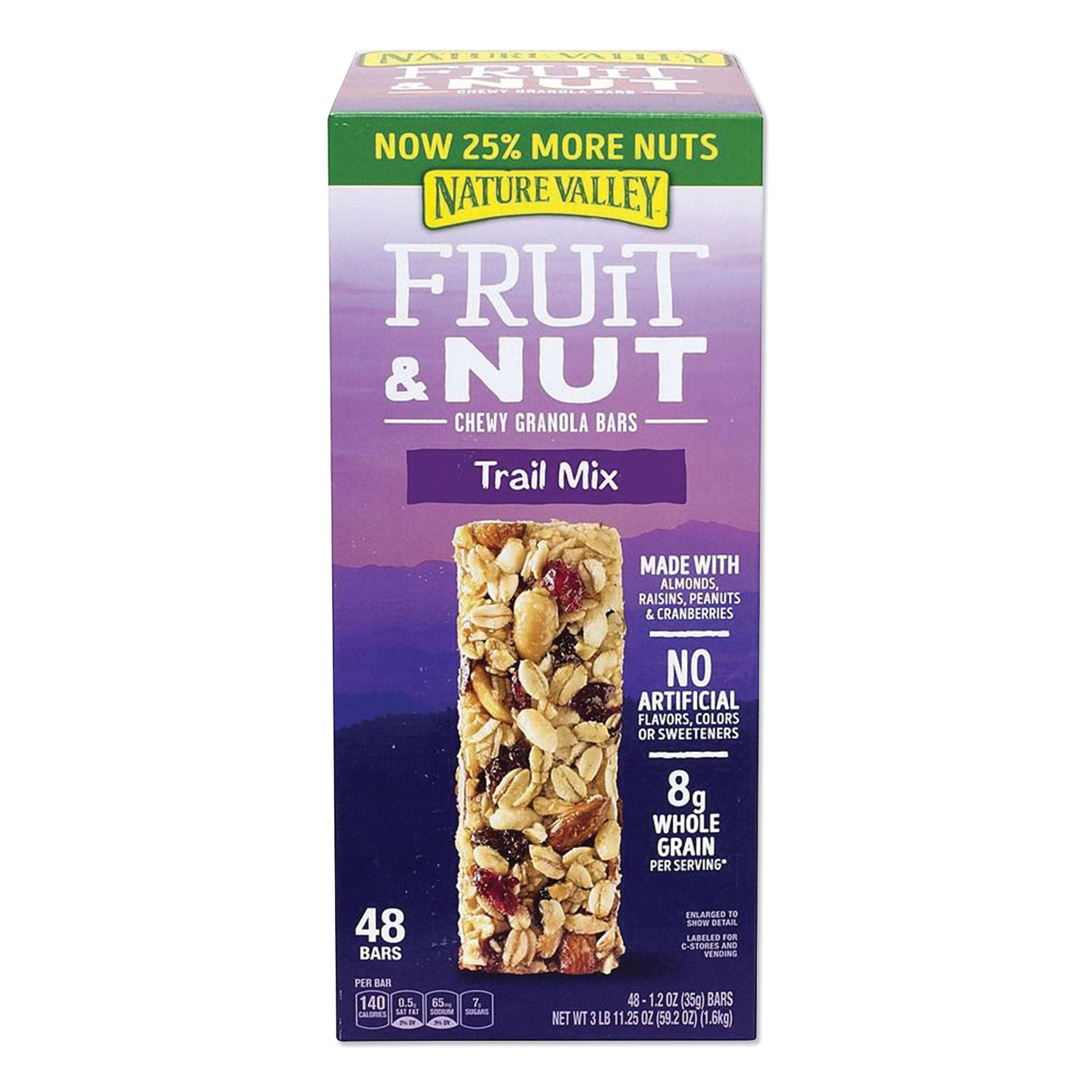 granola-bars-chewy-fruit-and-nut-trail-mix-12-oz-pouch-48-box_nvlgem19696 - 2