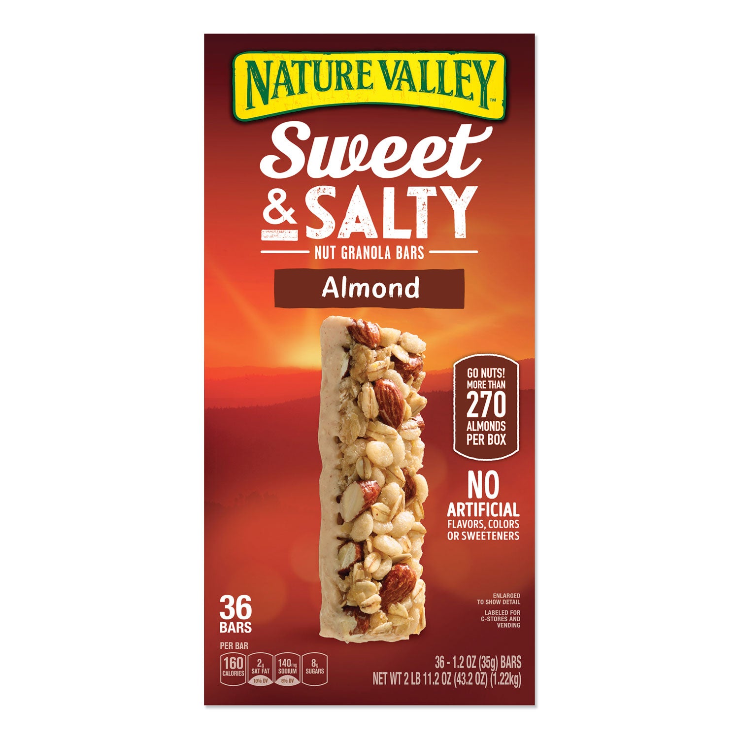 granola-bars-sweet-and-salty-almond-12-oz-pouch-36-box_nvlgem10413 - 1