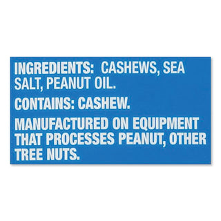 Salted Cashew Halves and Pieces, 26 oz Canister