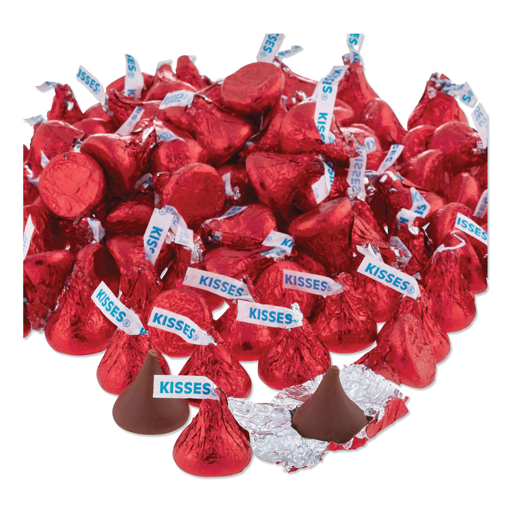 KISSES, Milk Chocolate, Red Wrappers, 66.7 oz Bag