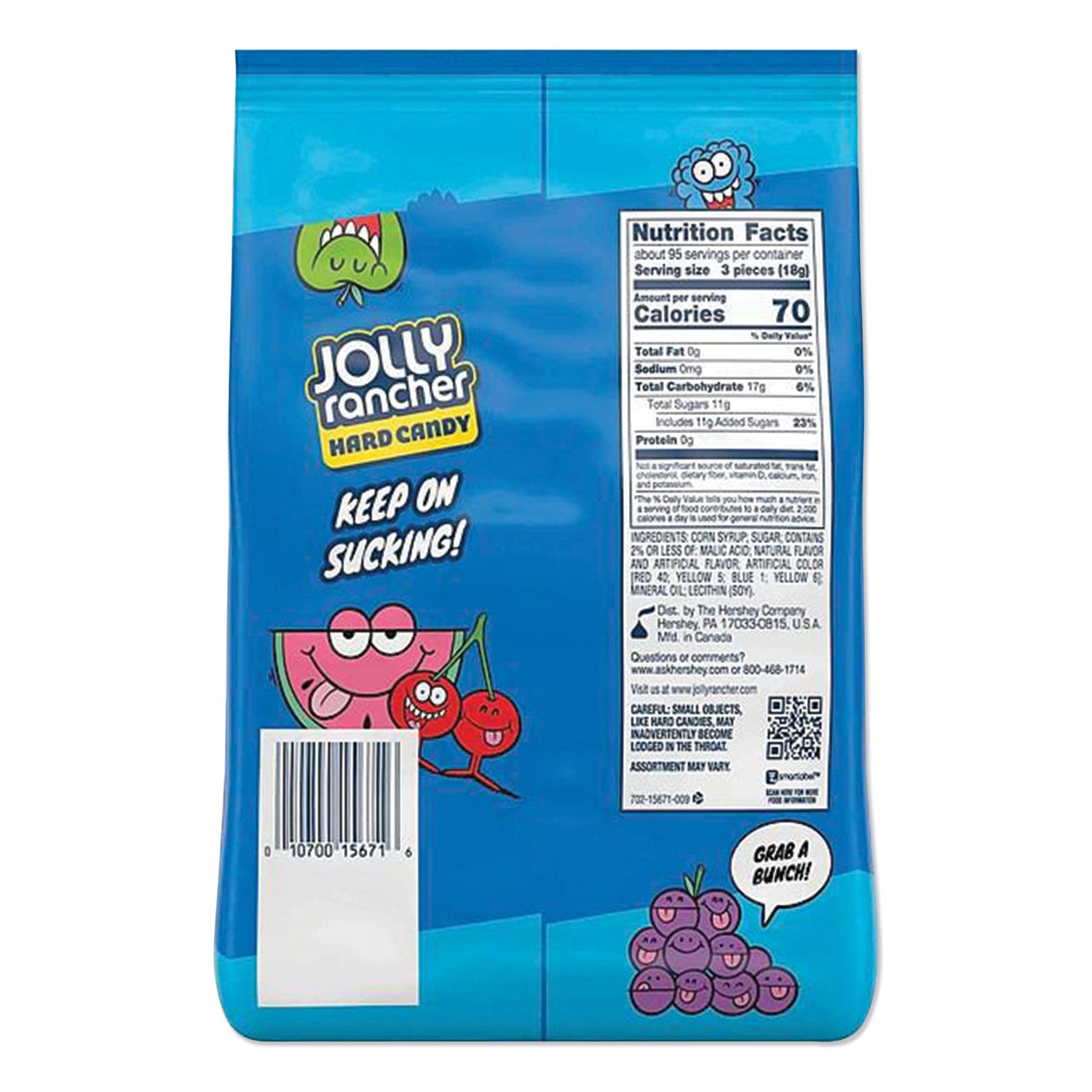 Original Hard Candy, Assorted, Individually Wrapped, 60 oz
