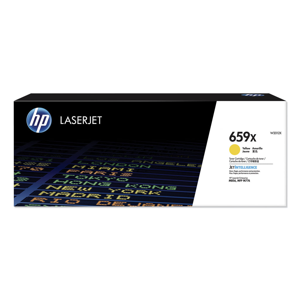 HP 659X (W2012X) Original High Yield Laser Toner Cartridge - Yellow - 1 Each - 29000 Pages