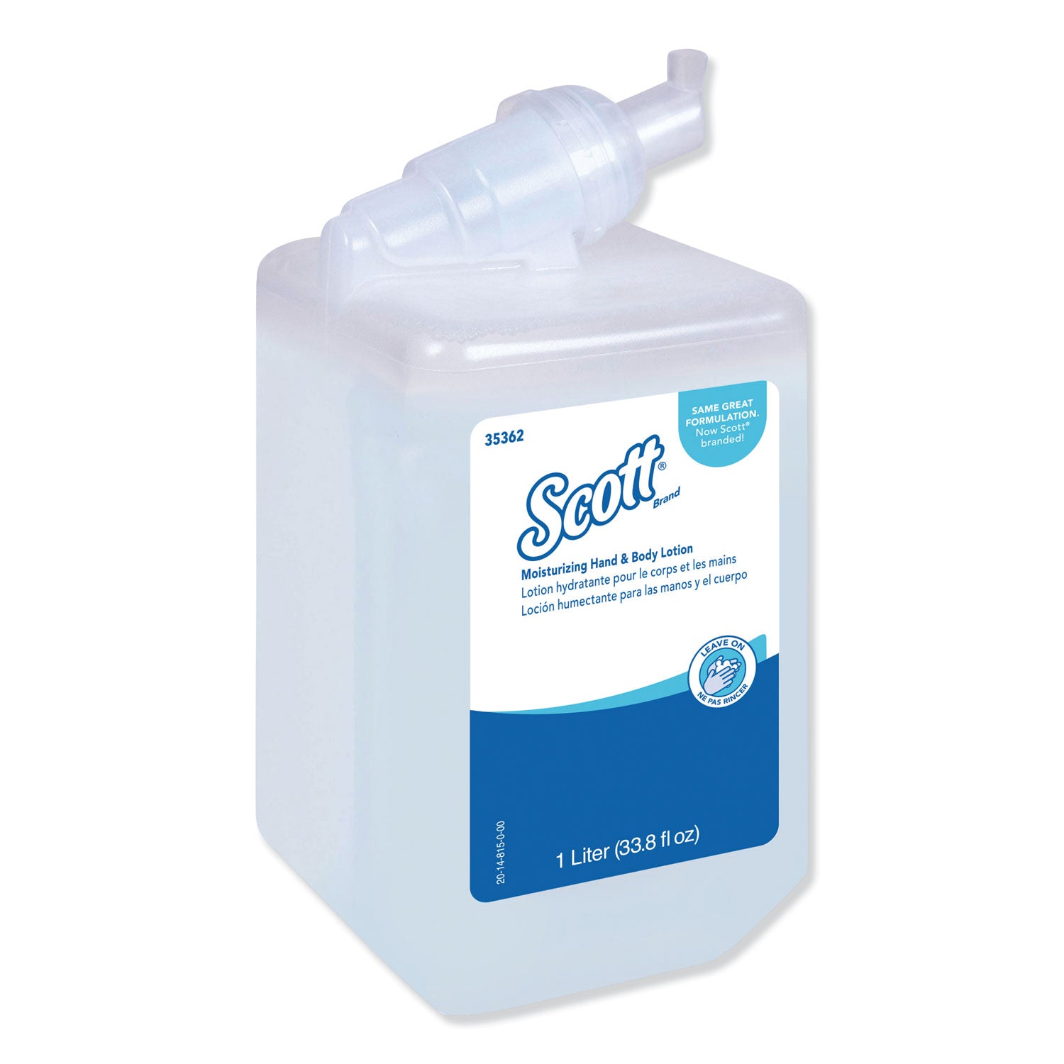 moisturizing-hand-and-body-lotion-1-l-bottle-fresh-scent-6-carton_kcc35362ct - 1