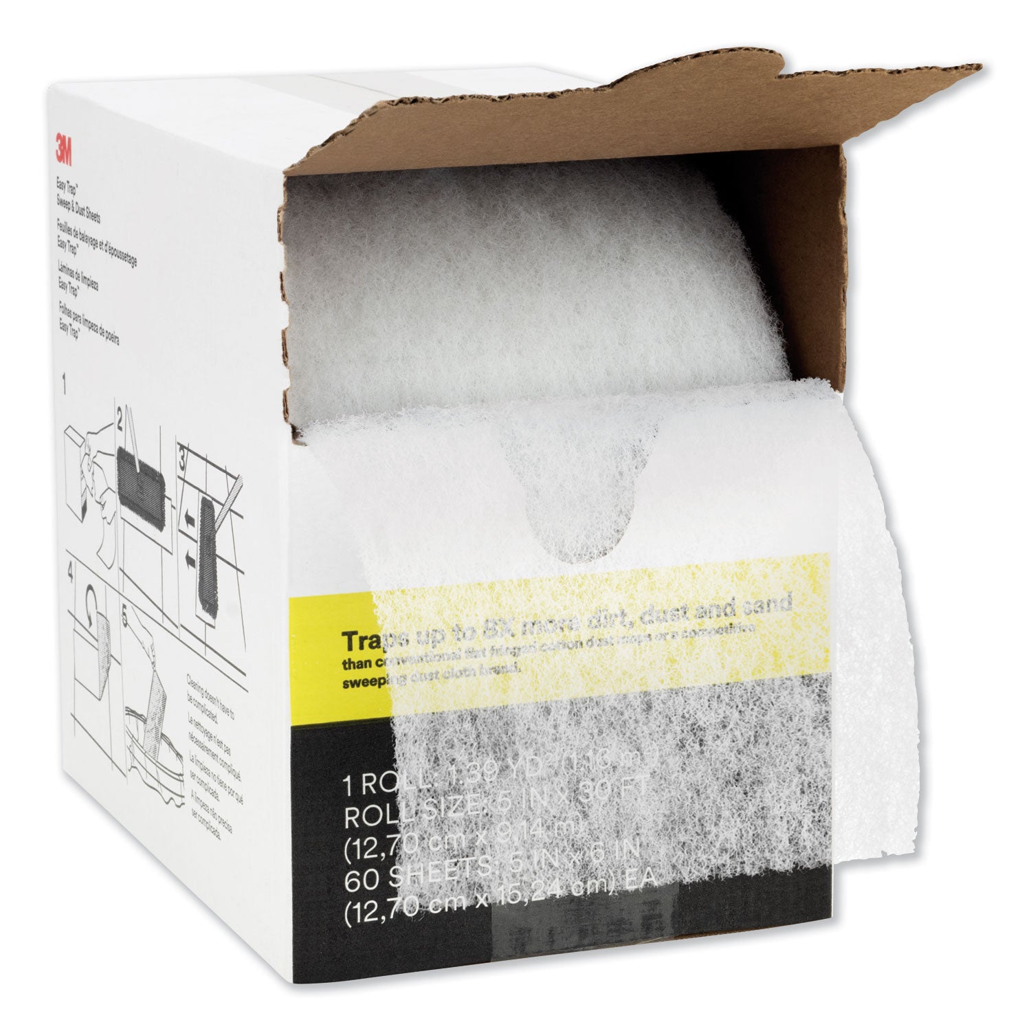 easy-trap-duster-5-x-30-ft-white-60-sheet-roll-box-8-boxes-carton_mmm59032wct - 1