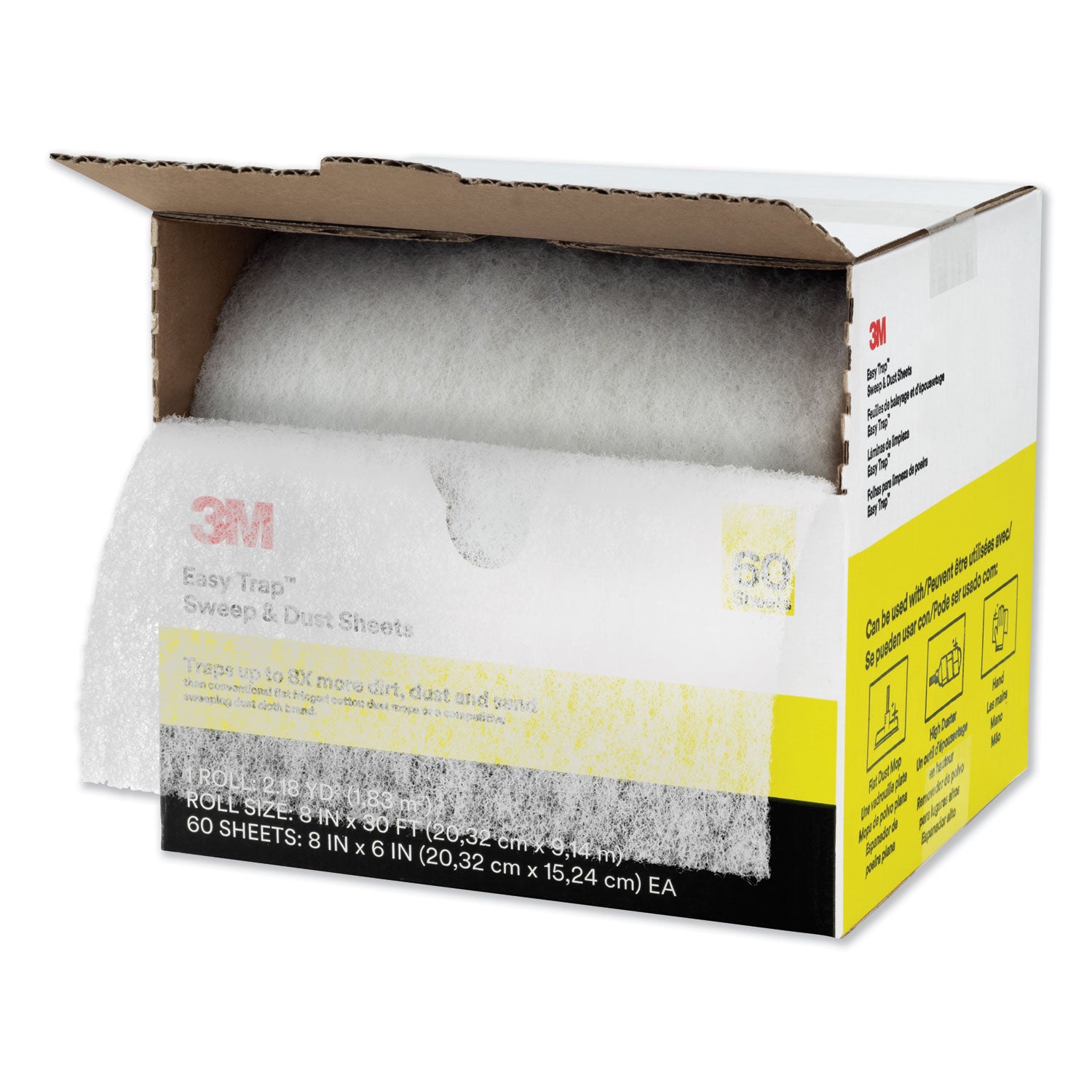 easy-trap-duster-8-x-30-ft-white-60-sheet-roll_mmm59152w - 1