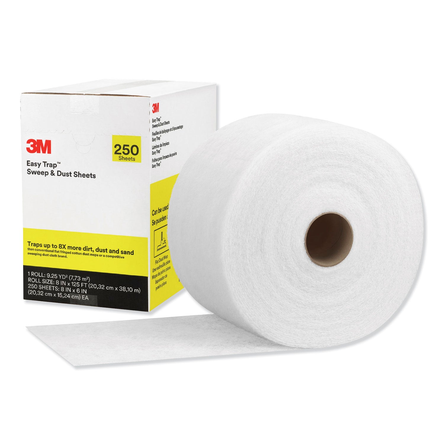 easy-trap-duster-8-x-125-ft-white-250-sheet-roll_mmm55654w - 1