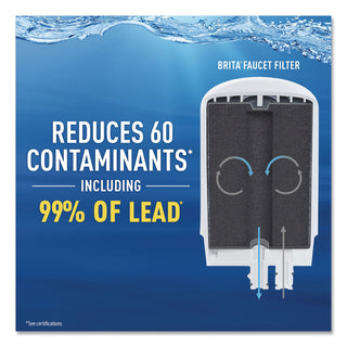 On Tap Faucet Water Filter System, White - 