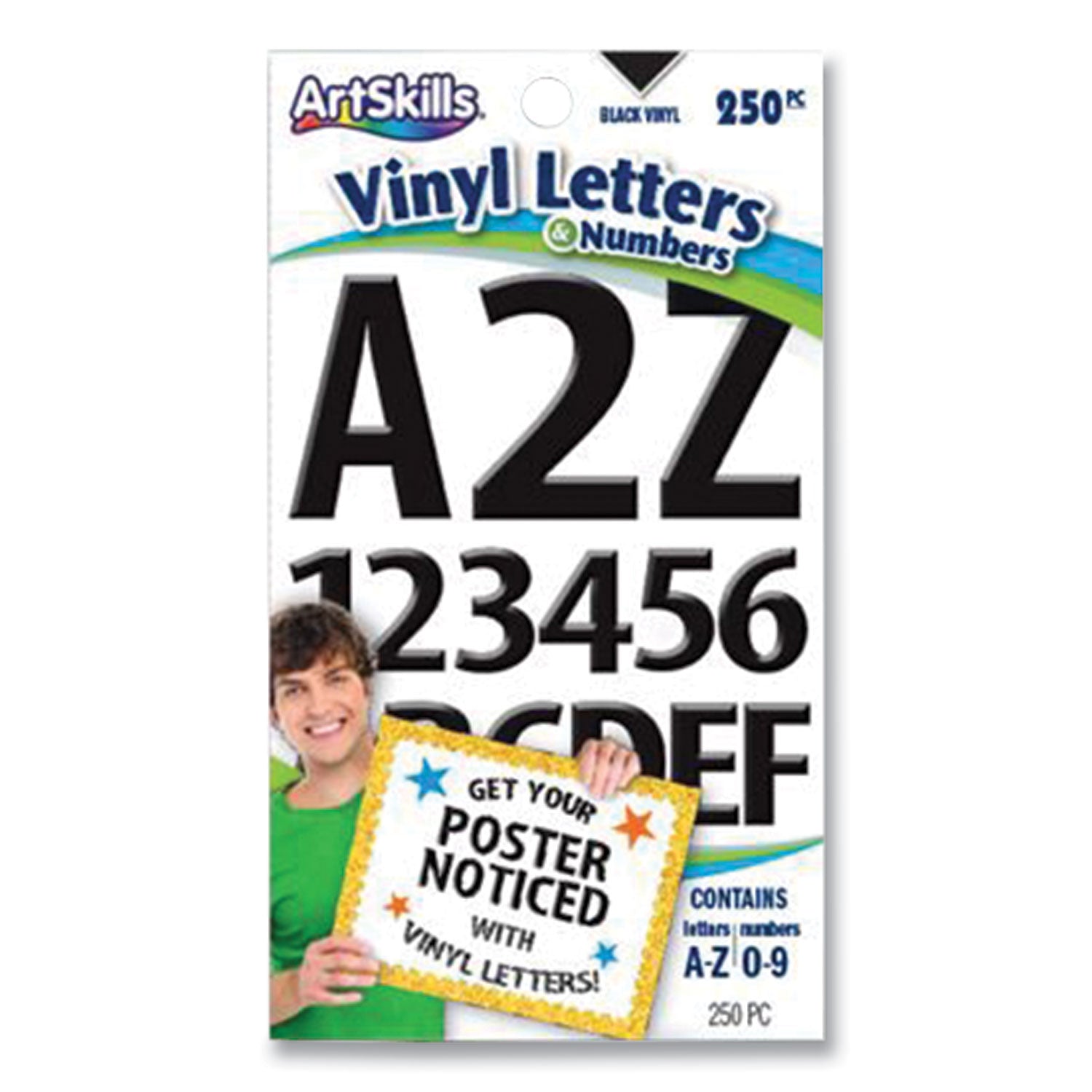 poster-and-bulletin-board-vinyl-letters-and-numbers-black-1-and-2h-250-pack_askpa1349 - 1