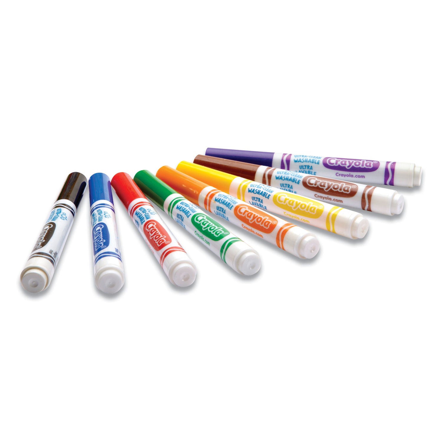 ultra-clean-washable-markers-fine-broad-wedge-chisel-tips-assorted-colors-8-box_cyo587208 - 3