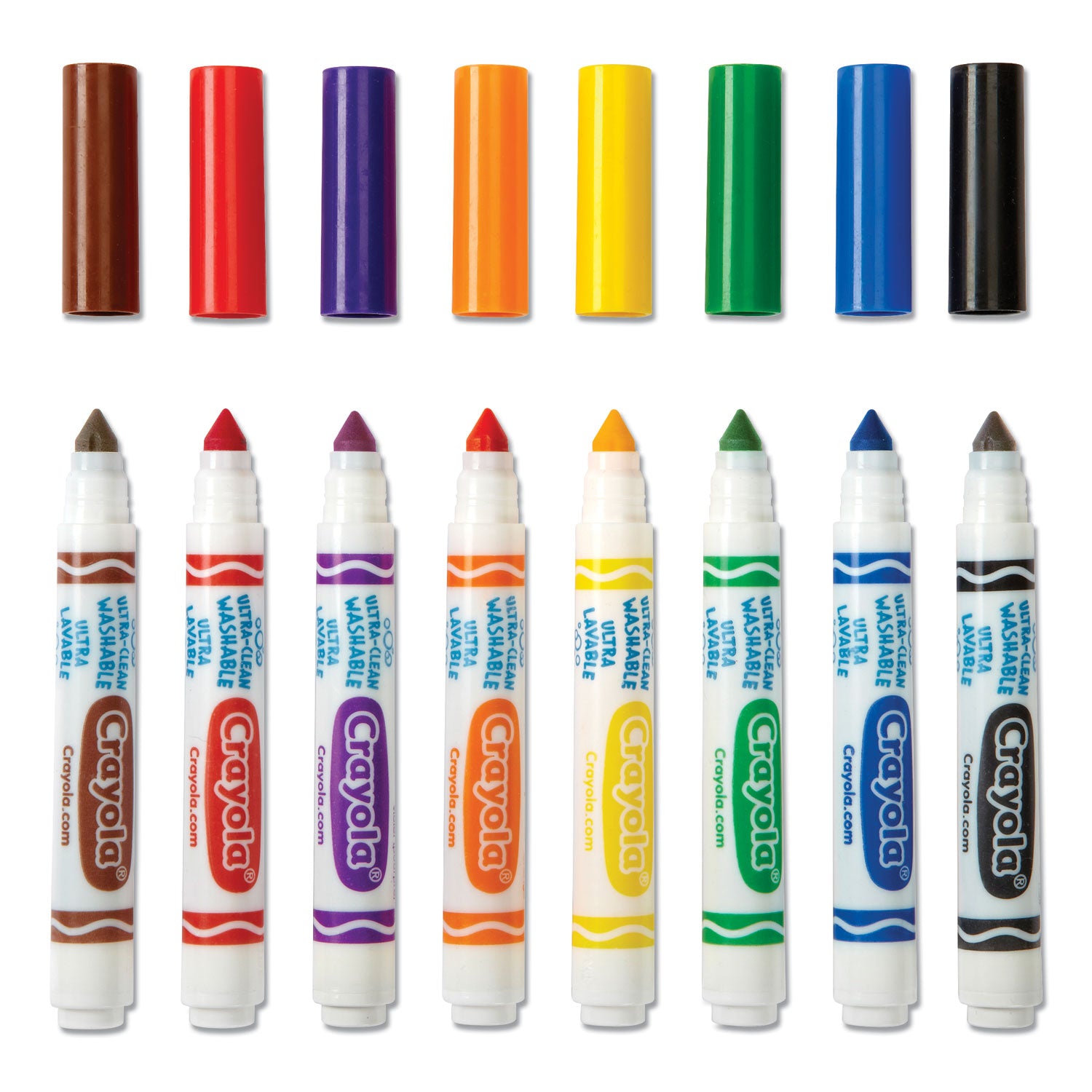 ultra-clean-washable-markers-fine-broad-wedge-chisel-tips-assorted-colors-8-box_cyo587208 - 4