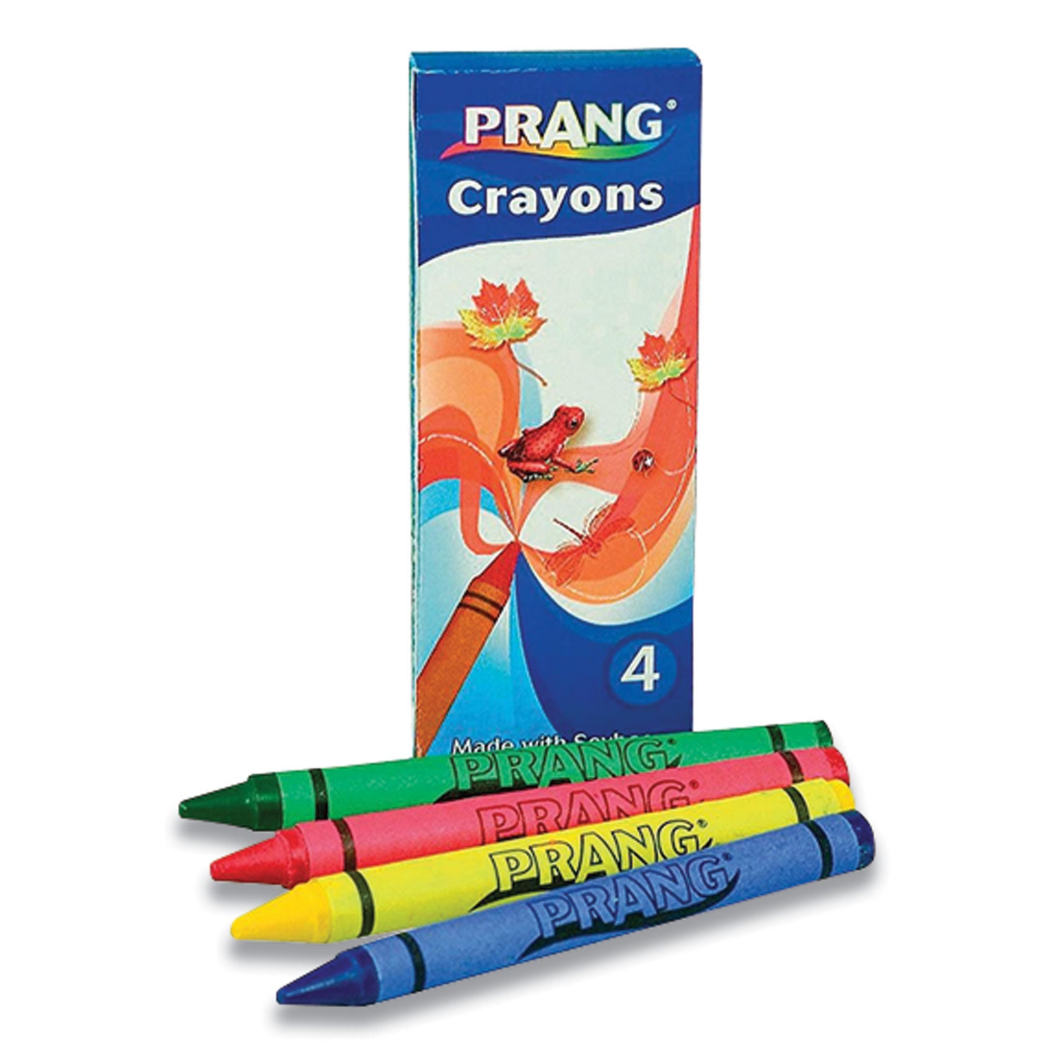 crayons-made-with-soy-4-assorted-colors-pack-288-packs-carton_dix00150ct - 1
