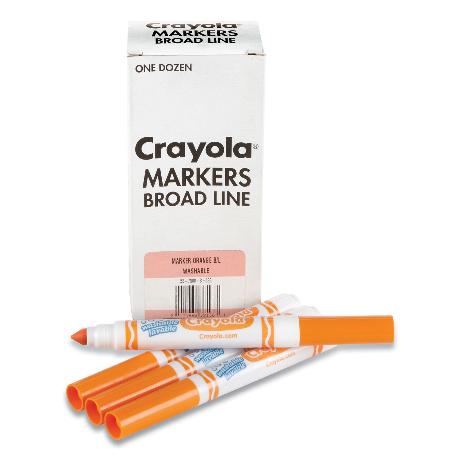 broad-line-washable-markers-broad-bullet-tip-orange-12-box_cyo587800036 - 1