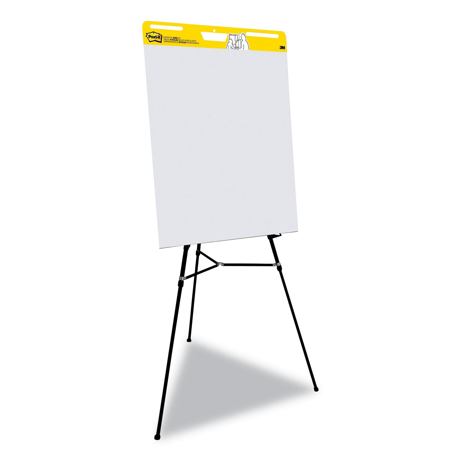 Vertical-Orientation Self-Stick Easel Pads, Quadrille Rule (1 sq/in), 25 x 30, White, 30 Sheets, 6/Pack