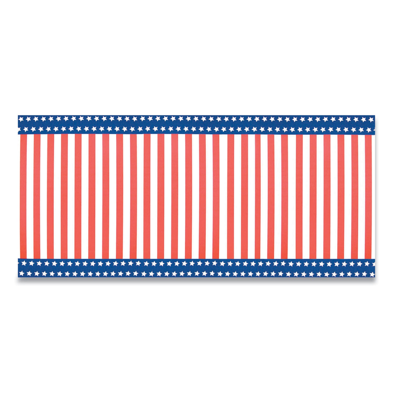 Corobuff Corrugated Paper Roll, 48" x 25 ft, Stars and Stripes