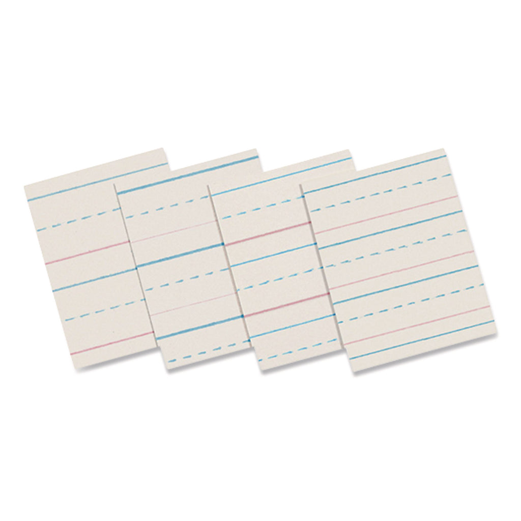 Multi-Program Handwriting Paper, 30 lb Bond Weight, 1/2" Long Rule, Two-Sided, 8 x 10.5, 500/Pack