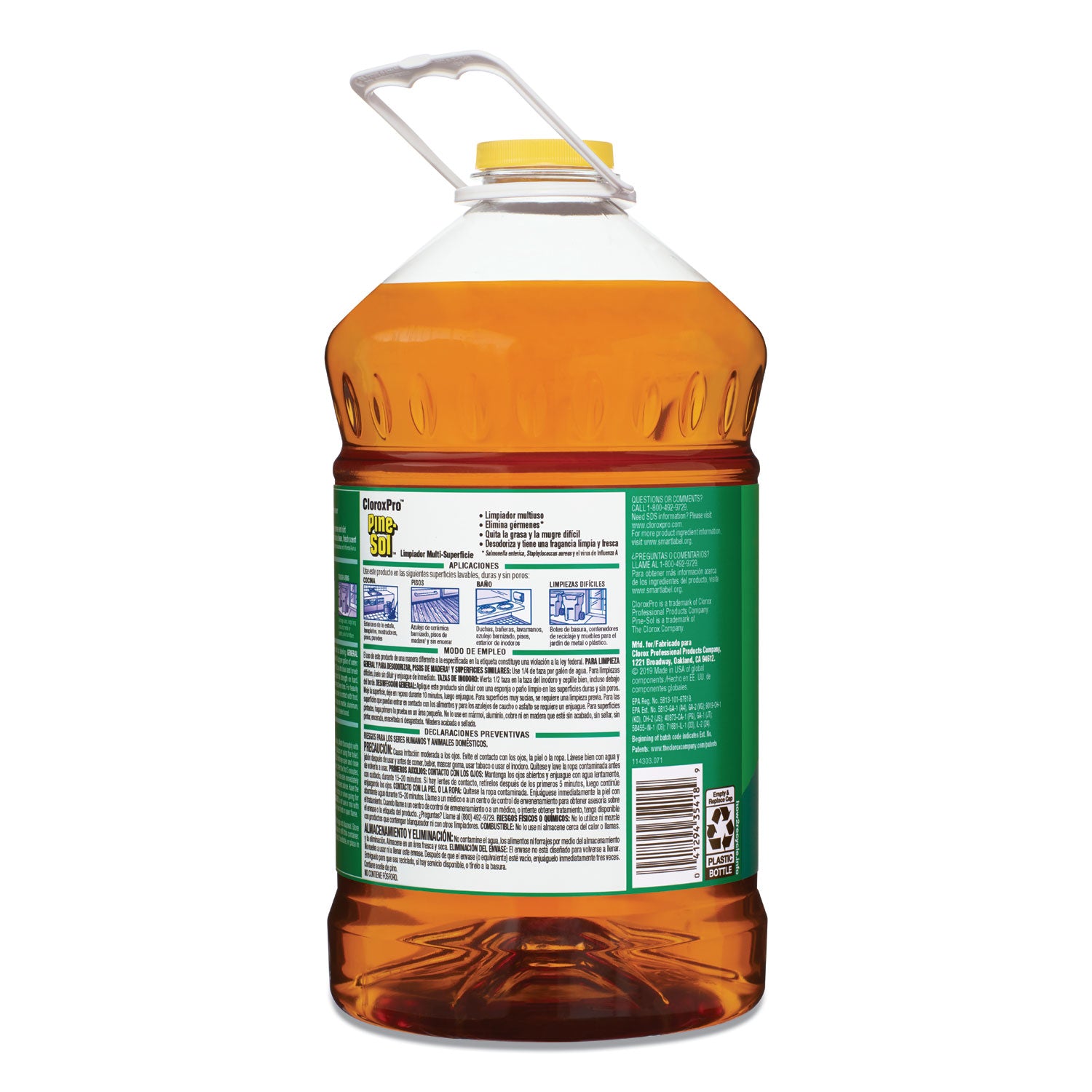 Multi-Surface Cleaner Disinfectant, Pine, 144oz Bottle - 