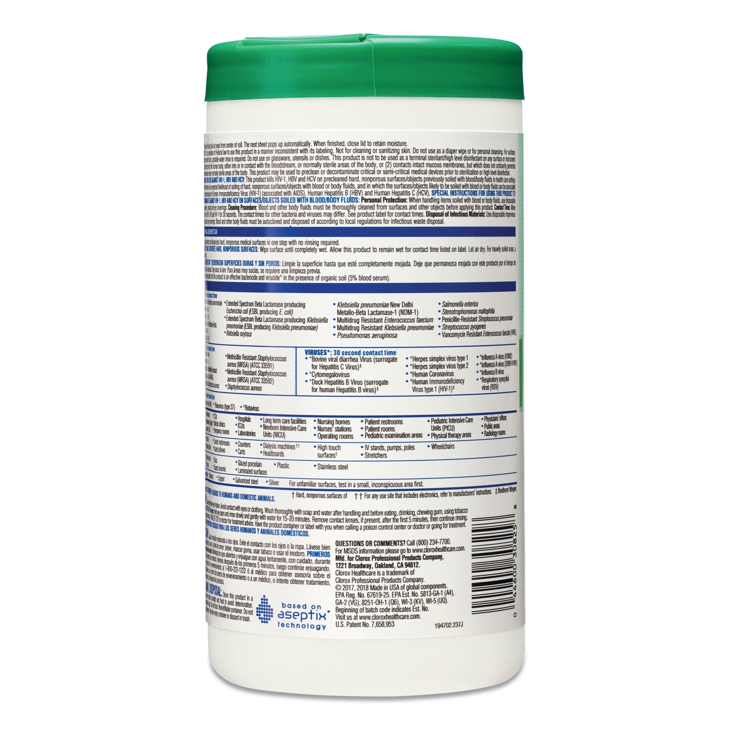 hydrogen-peroxide-cleaner-disinfectant-wipes-575-x-675-unscented-white-155-canister-6-canisters-carton_clo30825 - 3