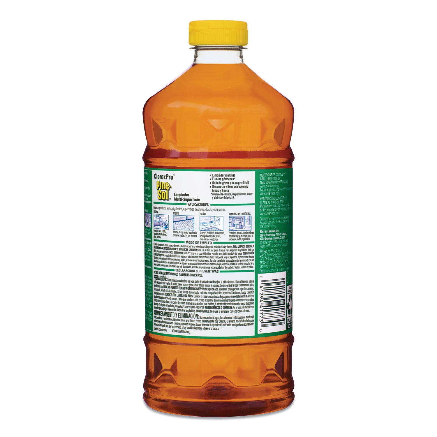 Multi-Surface Cleaner Disinfectant, Pine, 60oz Bottle - 