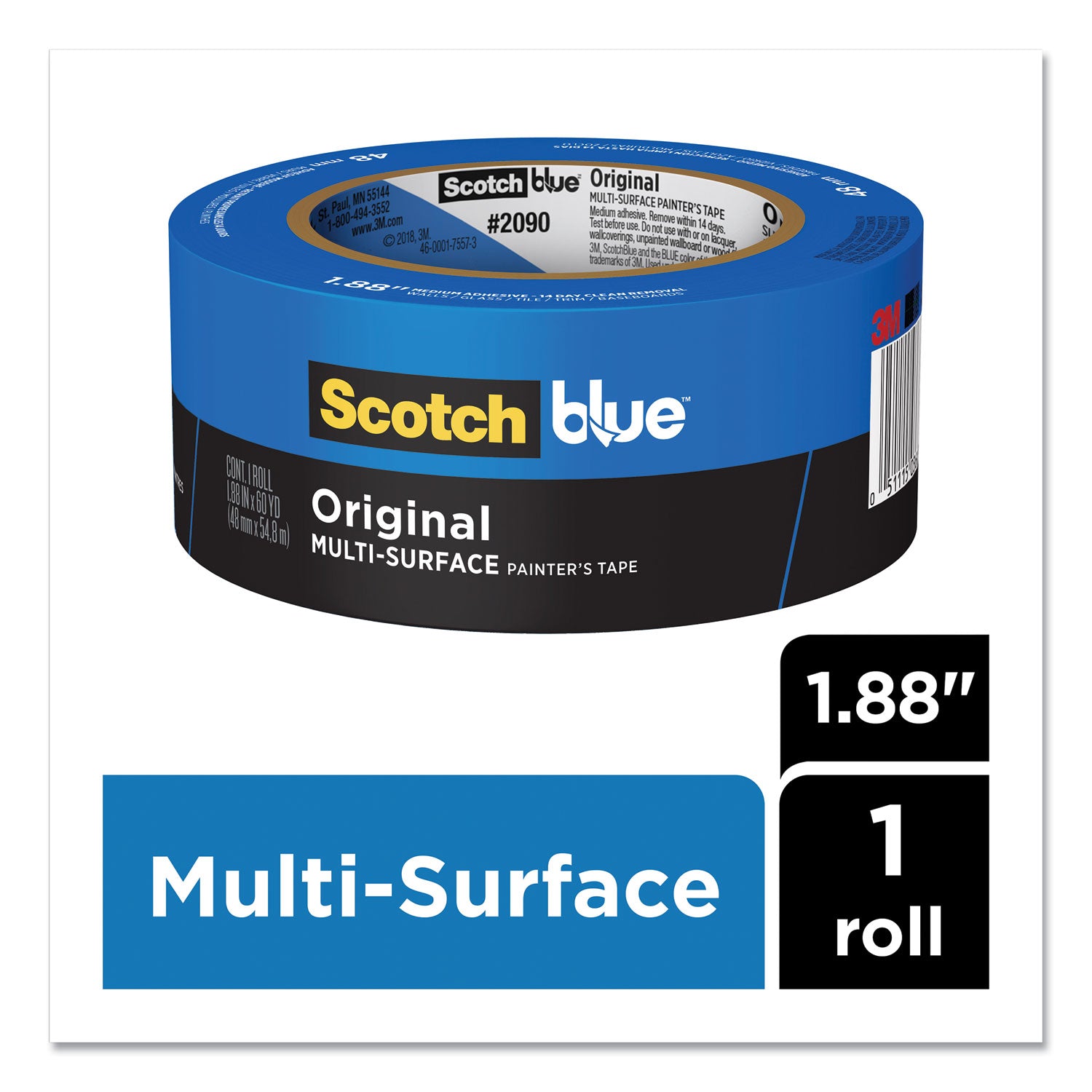 original-multi-surface-painters-tape-3-core-2-x-60-yds-blue_mmm209048nc - 2