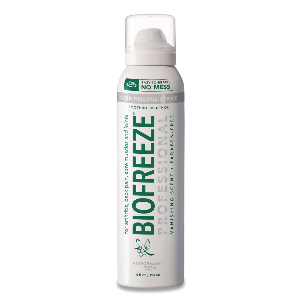 Professional Colorless Topical Analgesic Pain Reliever Spray, 4 oz Spray Bottle